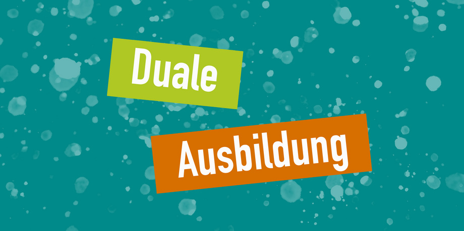 Schriftzug Duale Ausbildung